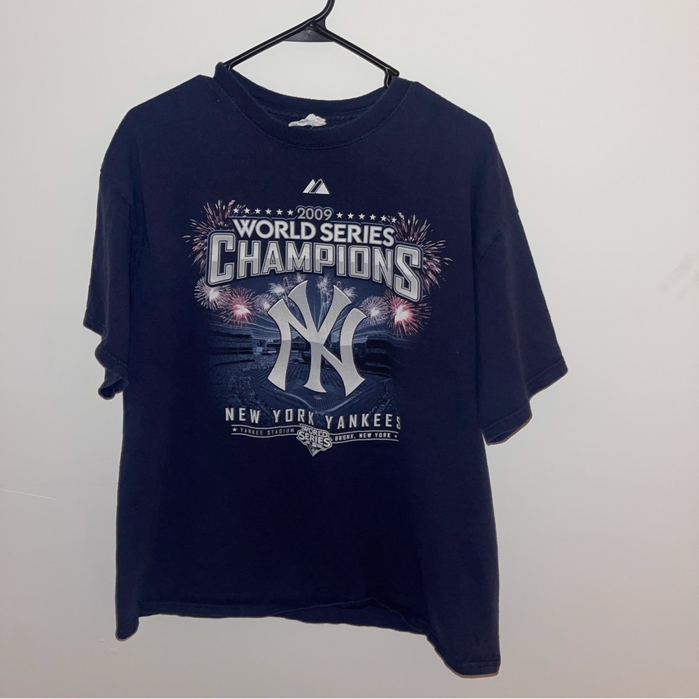 Rare New York Yankees 2009 World Series MLB T-shirt Men’s Sz XL